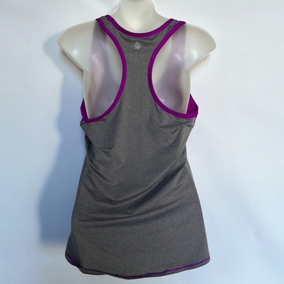 Athleta Colorblock Chi Racerback Athletic Tank in Dark Razzle Size M - Picture 6 of 9